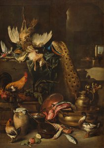The Larder, valószínűleg c. 16501660. alkotó: Antonio Maria Vassallo