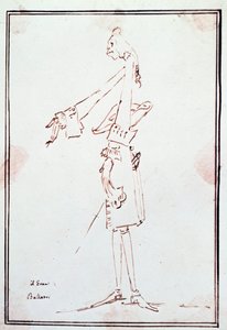 Filippo Balatri (1676-1756) olasz kasztrált (castrato) portréja Anton Maria Zanetti (1679Ð1767) karikatúrája. 18. századi Magángyűjtemény