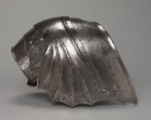 Gótikus legyező alakú pálcika, 1485-1500 körül (acél) alkotó: Antonio Missaglia