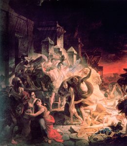 Pompeii részlet utolsó napja, 1833