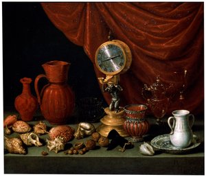 Csendélet órával, 1652.