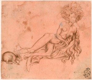 Allegorie de la Luxure (Luxus allegóriája) Antonio Pisanello (1395-1455) Dessin a la plume vers 1426 Albertina, Vienne alkotó: Antonio Pisanello