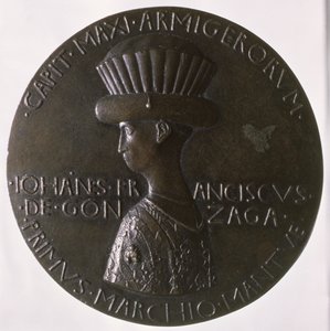 Gianfrancesco Gonzaga (13945-1444) 1446-8 (bronz) (hátoldalát lásd 96844)
