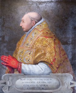 V. Colonna pápa portréja