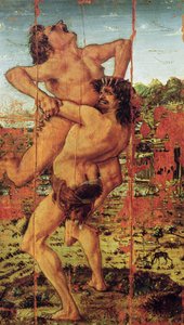 Herkules és Antaeus, 1478 (tempera a panelen) (lásd még: 162310) alkotó: Antonio Pollaiuolo