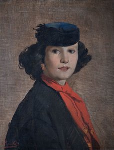 Nerina Badioli portréja, 1866 körül.