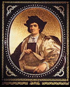Kolumbusz Kristóf (mozaik) alkotó: Antonio Salviati