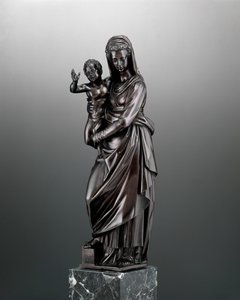 Szűz és gyermek, 1600 körül (bronz) alkotó: Antonio Susini