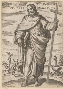 Szent Fülöpről Onnan jön, hogy ítélkezzen élők és holtak felett (cím a tárgyon) Krisztus, Mária en de apostle (sorozat címe)