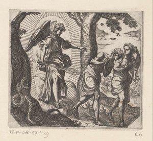 Kiűzetés a Paradicsomból alkotó: Antonio Tempesta