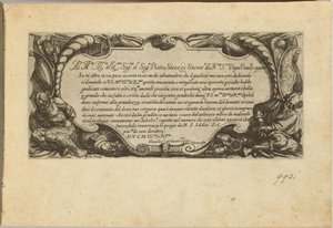 Frontispiece: Dedikáció Pietro Strozzinak alkotó: Antonio Tempesta