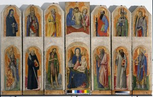Pragliai poliptichon, 1448 körül
