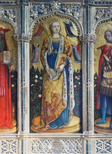 Szent Szabina poliptichonja, részlet, Antonio Vivarini, Antonio da Murano néven ismert, San Zaccaria templom, Velence, Veneto, Olaszország, 2. század