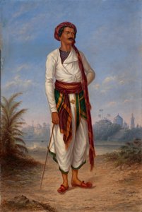 Hindu férfi, kb. 1893. alkotó: Antonio Zeno Shindler