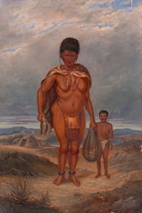 Hottentot Woman and Children, kb. 1893.