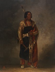 Mak-phe-ah-luta Vörös felhő, kb. 1887. alkotó: Antonio Zeno Shindler