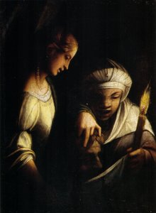 Judit és a szolgálólánya alkotó: Antonio da Correggio