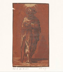 Szent Jude Tadeus Krisztus és a tizenkét apostol (sorozat címe) alkotó: Antonio da Trento (attributed to)