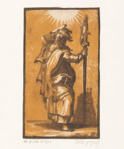 Szent Máté Krisztus és a tizenkét apostol (sorozat címe) alkotó: Antonio da Trento (attributed to)