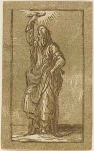 Szent Simon alkotó: Antonio da Trento after Parmigianino