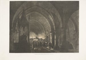 Fakkeldragers Kerkben Gótikus templom tornáca (cím a tárgyon) alkotó: Antonio de Pian