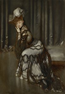 Madame Salvator portréja Antonio la Gandara (1861-1917) festménye alkotó: Antonio de la Gandara
