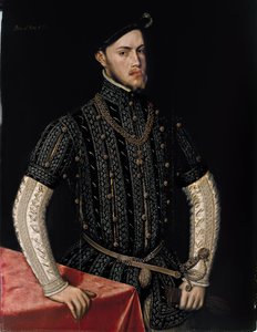 II. Fülöp 1527-1598 spanyol és portugál király portréja, c. 1550