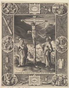 Krisztus a kereszten, 1586 előtt.