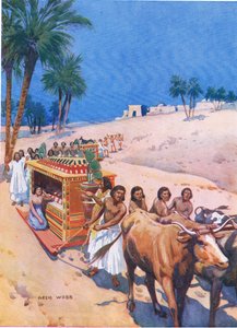 Temetési menet az ókori Egyiptomban, 1925