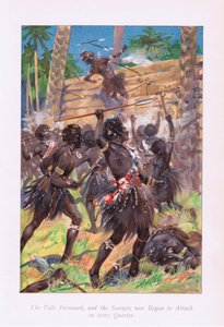 A kiáltozások fokozódtak, és a vadak most minden negyedévben támadni kezdtek, az 1900-as években alkotó: Archibald Webb