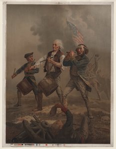 Yankee doodle 1776, 1876 körül (kromolitográfia)