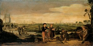 Halászok és gazdálkodók alkotó: Arent Arentsz