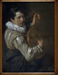 The Lant Player (olaj, réz)