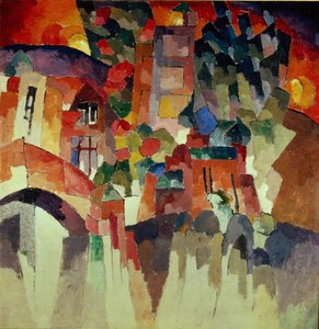 Kislovodszki tájkép kapukkal, 1913