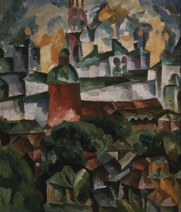 Táj a Szentháromság-Sergius-kolostorral, 1920