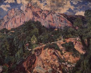 Az Ai-Petri-hegy, 1926 alkotó: Aristarkh Vasilyevich Lentulov