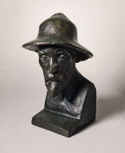 Auguste Renoir mellszobra, kb. 1907 (olaj, vászon) alkotó: Aristide Maillol