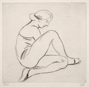 Ülő nő alkotó: Aristide Maillol