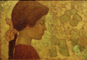 Lány a profilban alkotó: Aristide Maillol