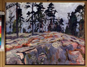 Finnország. Arkadi (Arkagyij) Alekszandrovics Rylov (1870-1939) festménye, olaj, vászon
