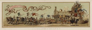 A belga vasút 50. évfordulója alkotó: Armand Jean Heins