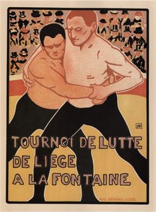 Birkózótorna, Liège, 1899 alkotó: Armand Rassenfosse