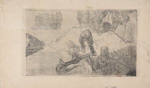 Le Debardeur (A Stevadore) 1893 (rézkarc)