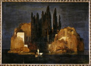 Die Toteninsel - Halottak szigete ... (olaj, vászon) alkotó: Arnold Böcklin