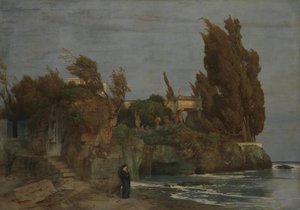 Villa a tengerparton II alkotó: Arnold Böcklin