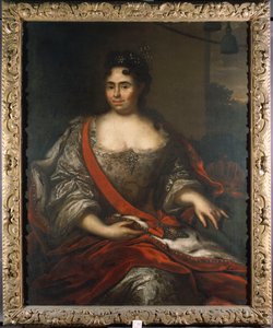 I. Katalin orosz királynő portréja, 1717