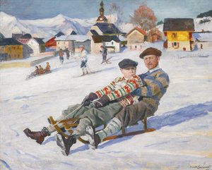 II. Károly román és Mihály román herceg, az 1930-as évek eleje alkotó: Arnold Borisovich Lakhovsky
