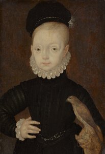 VI. Jakab és én, 1566-1625. Skócia királya 1567-1625. Anglia és Írország királya 1603-1625 (fiúként) alkotó: Arnold Bronckorst