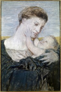 anya és gyermek alkotó: Arnold Böcklin