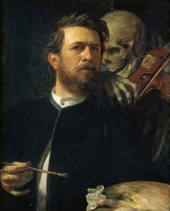 Önarckép Hegedűs Halállal, 1872